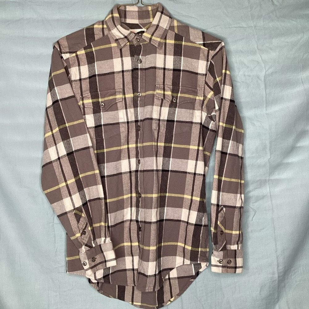 Mens Mountain Khakis Heavyweight Flannel‎ Full Button Front Shirt